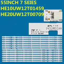 14PCS 568MM LED Backlight strip 7 lamp For 55INCH 7 SEIES  PPMP V7.1 TV E227809 55G20X P-Series P55-C1 LC550DQF FH A1