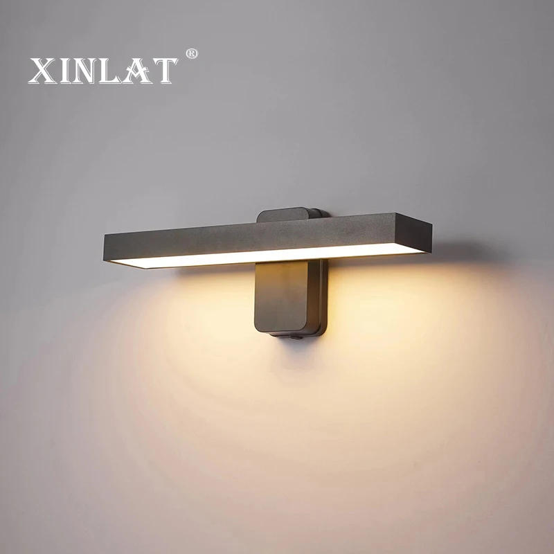 Description Picture 4 of itemOutdoor wall lamps waterproof villa entry doorway lighting long strip front door light balcony light courtyard super bright door