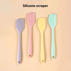 Silicone Scraper Heat-Resistant Silicone Spatula - Perfect for Cooking Baking & Stirring - Food Grade Kitchen Scraper