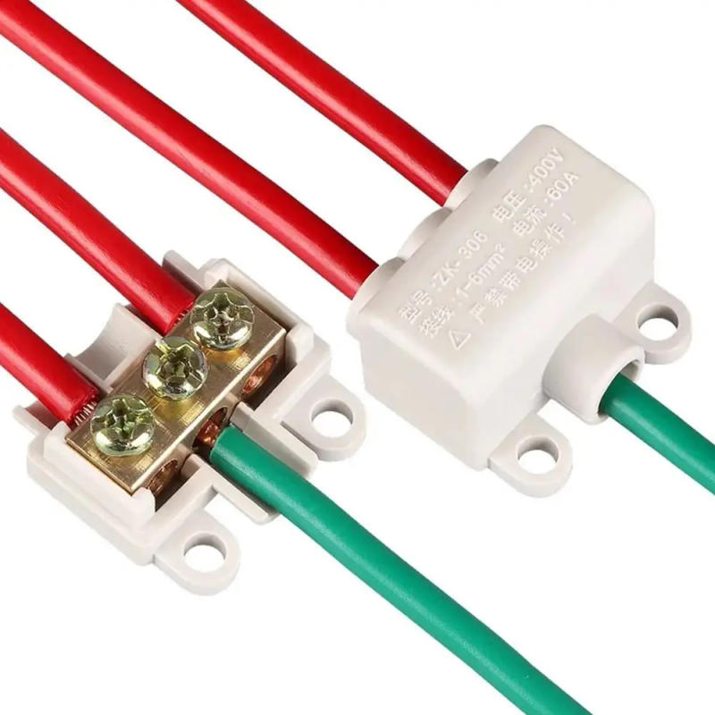 Description Picture 5 of itemHigh Power Branch Terminal Quick Wire Connector Terminal T-type Wiring Terminal Locking Quick Crimp Electrical General Connector