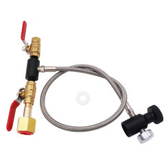 W21.8 CO2 Refill Adapter Charging Adaptor For Filling Soda Water Maker Tank Canister