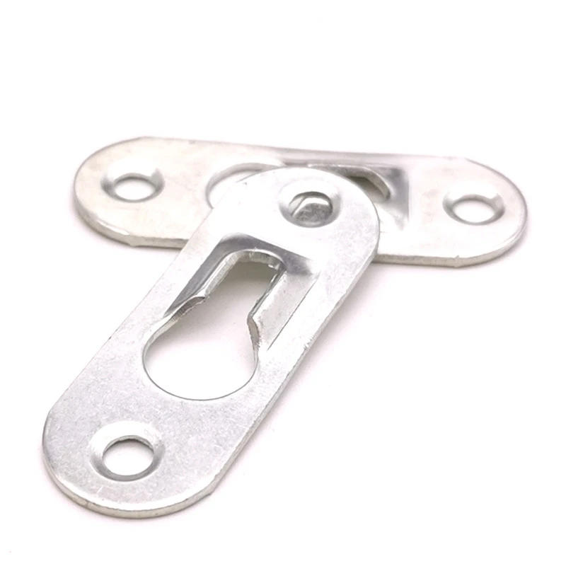 Description Picture 6 of item10pcs Picture Hangers 45mmX16mm Metal Keyhole Hanger Fasteners for Picture Photo Frame Furnniture Cabinet Hardware Accessory