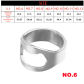 1pcs Silver NO.6