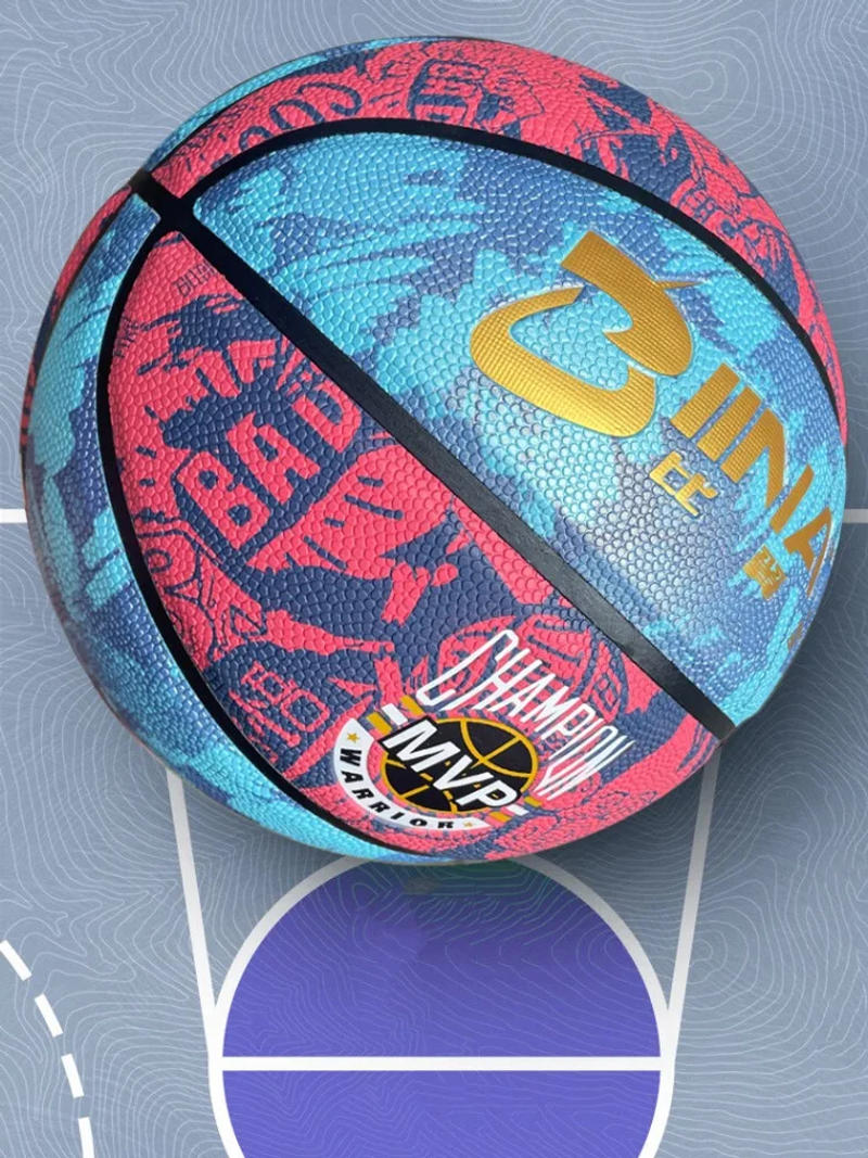 Description Picture 4 of itemSize 5 Basketball for Youths PU Wear-resistant High Rebound Indoor Outdoor Game Ball School Team Training Competition Basketball