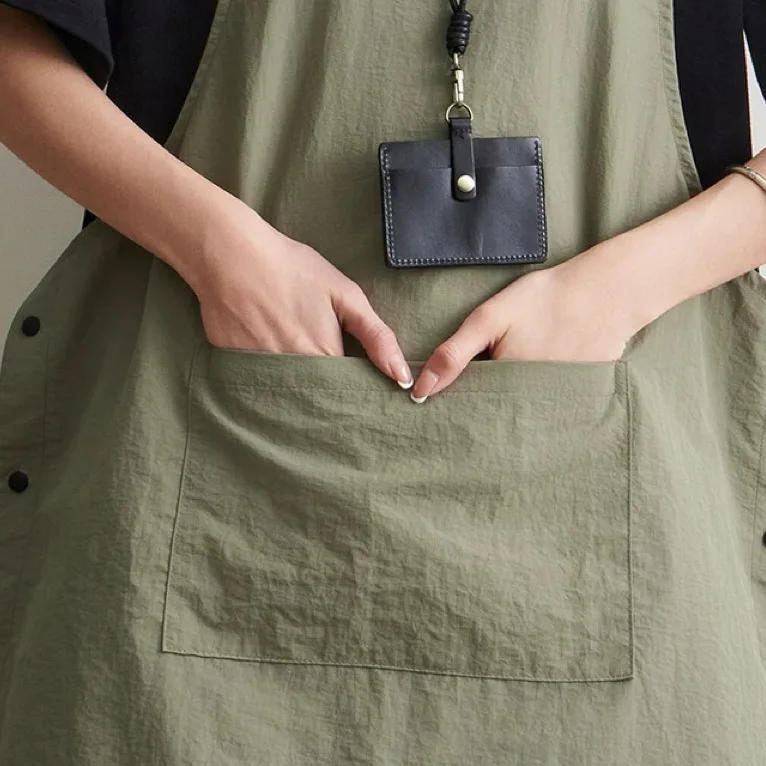 Description Picture 5 of itemAnti-pouring Sleeveless Aprons with Pocket Adjustable  Outdoor Barber Coffee Shop Catering Apron Unisex Wear on Both Sides