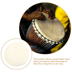 African Drum Skin Drum Cover Replacement African Drums Surface Goat Skin Drum Percussion Instrument Accessories