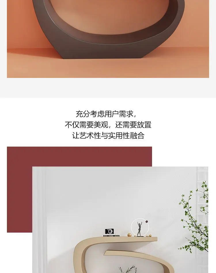 Description Picture 4 of itemItalian Entrance Console Tables Luxury Ultra-narrow End View Table Home Living Room Furniture Hotel Corridor Decoration Cabinet