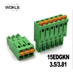 KF2EDGKN 3.5MM 2P ~ 12P PCB PLUG-IN TERMINAL BlOCKS 15EDGKN-3.5