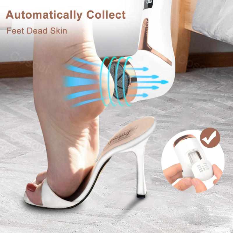 Description Picture 3 of itemPedicure Tools Professional Electric Foot Dead Skin Remover Feet Scrubber Callus Remover for Feet File Exfoliating Heels Grinder