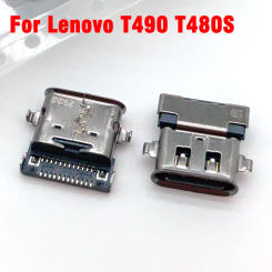 1-10pcs For Lenovo ThinkPad X280 X390 T490 T495 T480S X1 L13 Carbon 6th Gen DC Jack USB C Type-C Charging Port Connector