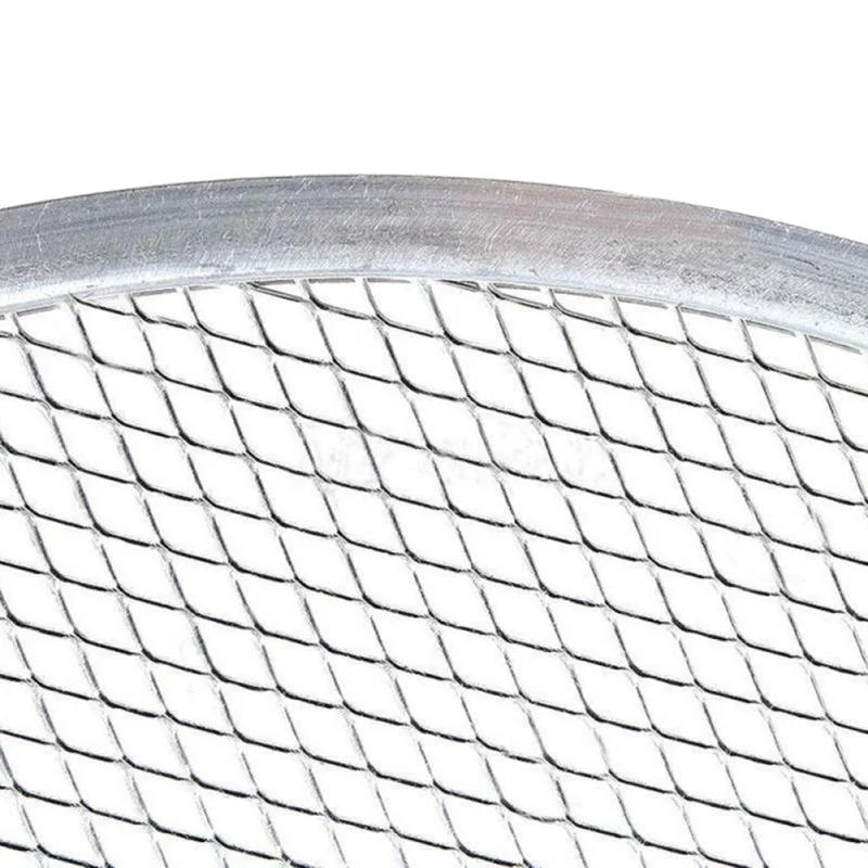 Description Picture 3 of itemAluminum Thickened Pizza Baking Pan Mesh Kitchen Pizza Tool Screen Fitting Baking Mould Accessories