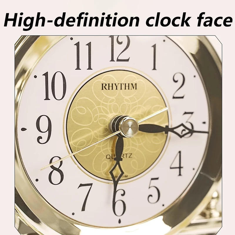 Description Picture 4 of itemLuxury Modern Desk Silent Living Room Desk Unique Creative Table Clocks Decor Home Accessories Table Clocks Interior Design