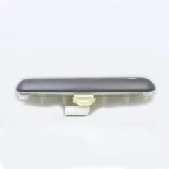 10.6 Inch Rectangular Plastic Waterfall Spa Hot Tub Accessories,27cm Grey Surface, Transparent Base,Bathtub Fountain