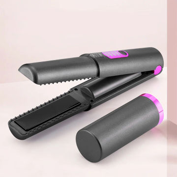 Mini Hair Straightener Portable Curling Irons Pencil Flat Iron USB Rechargeable Hair Styling Tools