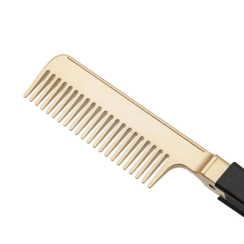 Description Picture 3 of itemUS AU Plug Wet Dry Household Hair Straightener Fast Heating Comb 160-190 Degree Lightweight Safe Portable Beauty Health