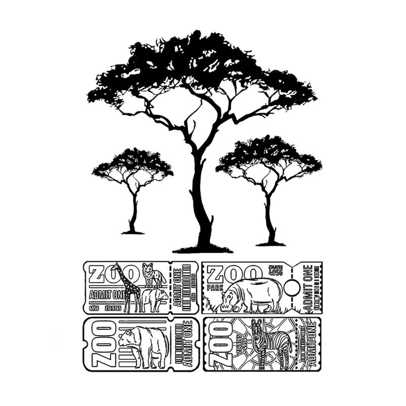 Description Picture 4 of itemNew Arrival Plant Clear Stamps 2022 For Scrapbooking Paper Making Tree Flower Leave Account Craft Set Card Transparent Seal