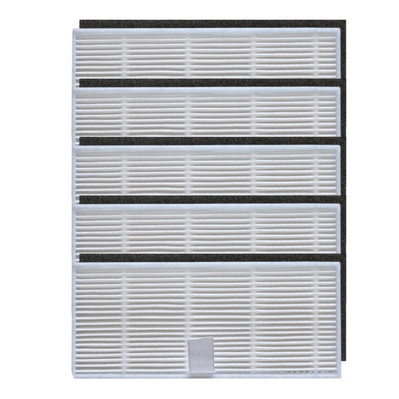 Description Picture 4 of item5 Pcs Filters For Ultenic For T10 PRO Robot Vacuum Cleaner Replacement Filter Accessories Household Cleaning Supplies