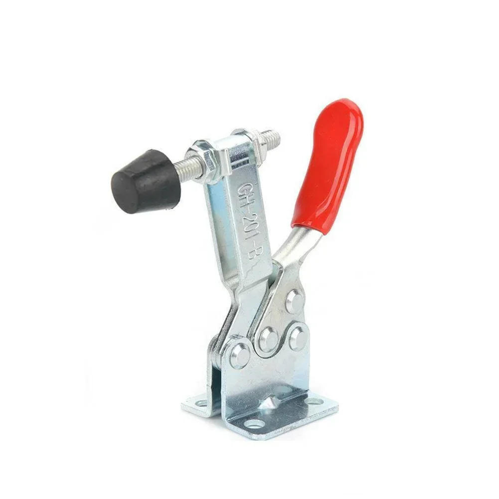 Description Picture 4 of item2pcs Metal Toggle Clamp Quick Toggle Release Horizontal Clamps Tool GH-201B Workshop Quick Clamps Tools Galvanized Iron Locking