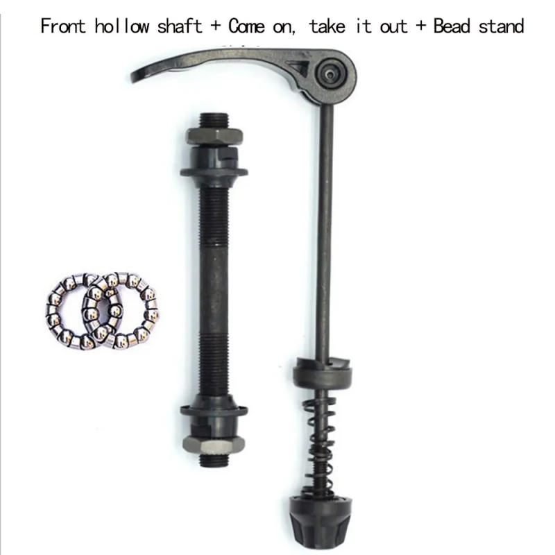 Description Picture 6 of itemBike Bicycle Axle Front Rear Quick Release Skewers With 25mm(1/4) Hub Bearings Bicycle Axle Wheel Hub For Road Mountain MTB Bike