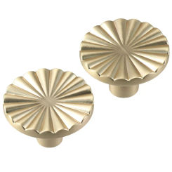 Single Hole Solid Cabinet Knobs Brass Zinc Alloy Cabinet Hardware Brushed Gold Closet Door Knob Bedroom