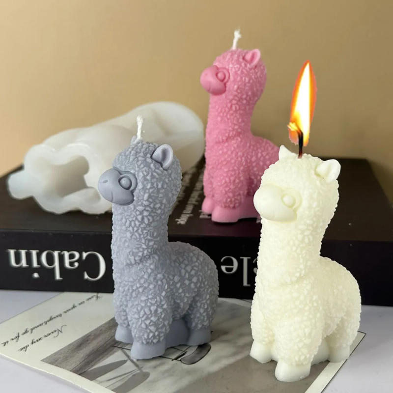 Description Picture 6 of itemNew 3D Alpacas Silicone Mold DIY Handmade Cute Simulation Animal Candle Resin Gypsum Soap Making Tool Baking Mold Home Decor