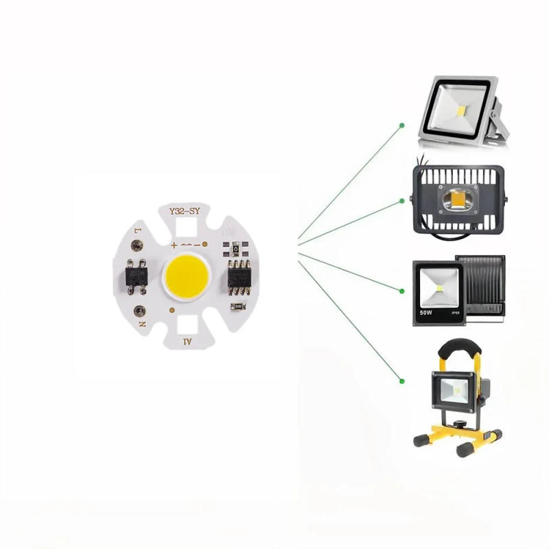 Description Picture 4 of itemY32 AC 220V 110V COB LED Chip Lamp Matrix 3W 5W 7W 9W 12W for Floodlight Spotlight No Need Drive Projector Light Bulb Beads