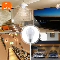 220V E27 PIR Motion Sensor Lamp 12W 15W 18W LED Bulb With Motion Sensor Infrared Radiation Motion Detector Small Night Light