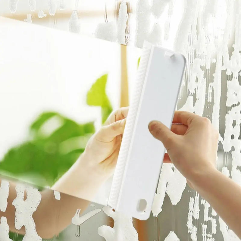 Description Picture 3 of item3PCS Scraper Tool Portable Glass Scraper Streak-Free Plastic Window Cleaning Tool Soft Car Mirror Cleaner Office Window