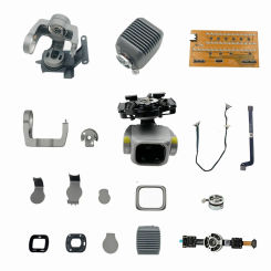 Genuine Gimbal Parts for DJI Air 2S Gimbal YR Motor with Yaw Roll Arm Assembly Camera Frame with Pitch Motor Cover Cap PTZ Cable