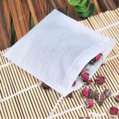 100Pcs Non-woven Fabric Tea Bags Tea Filter Bags Kitchen Disposable Drawstring Non-Woven Fabric Tea Herb Filter BagTea Strainer