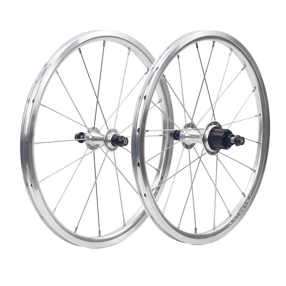 Description Picture 5 of itemSILVEROCK-Folding Bike Alloy Hub, 6 Pawls Wheels Axle, External 5 to 7Speed Front 74mm Rear 112mm for Brompton Folding Bikes NBK