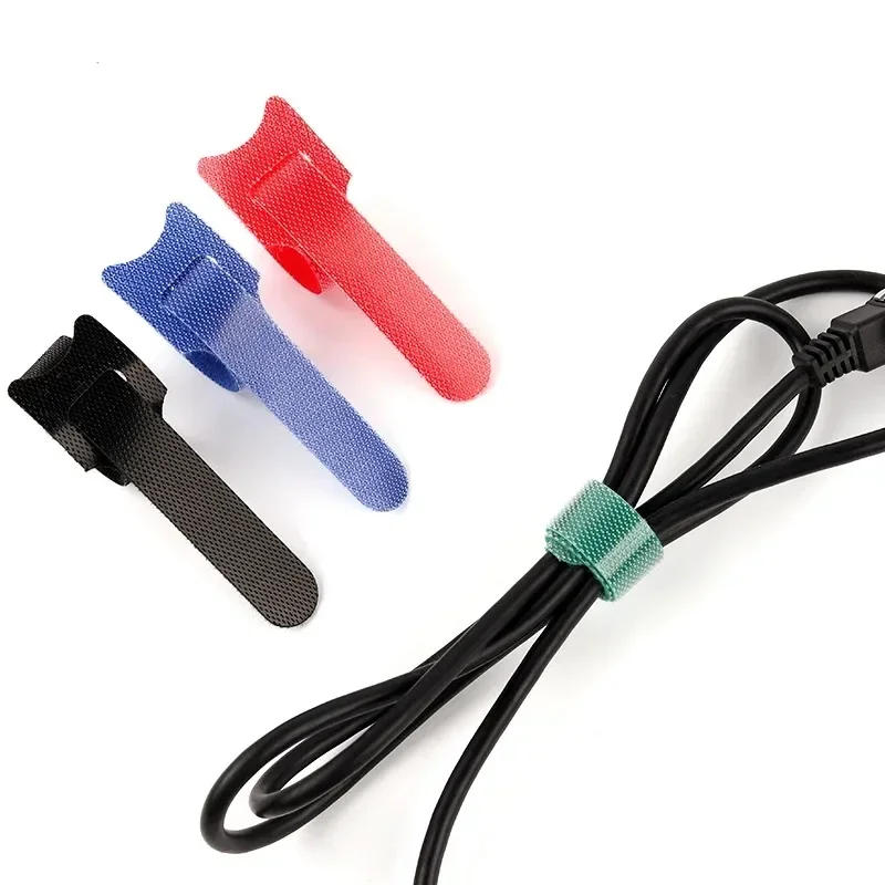Description Picture 4 of itemSewing Nylon Auto Adhesive Velcros Cable Ties Tape Arts. Plastic Reusable Releasable Wrapping Fastener Colored Diy Ring Apparel
