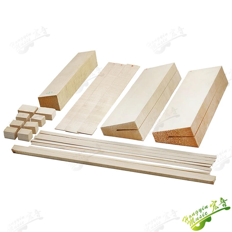 Description Picture 6 of itemGerman maple violin panel backplane neck production of raw materials accessories