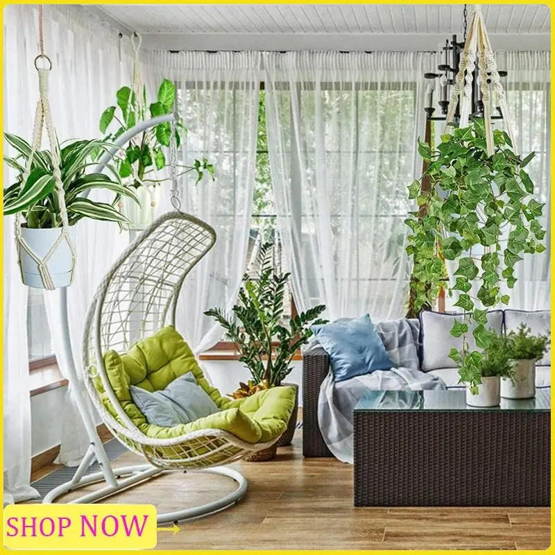 Description Picture 6 of itemEspecial 3 Pcs Rope Hanging Planter Hanging Plant Holders Macrame Flower Pot Hanger With Hanging Hooks For Outdoor Decor