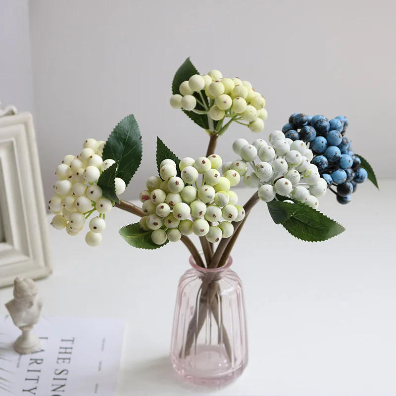 Description Picture 4 of itemMini Artificial Berries Flower Christmas Fruit Fake Berry Foam Flowers Decoration Wedding Home Table Simulation Plant Arrangment