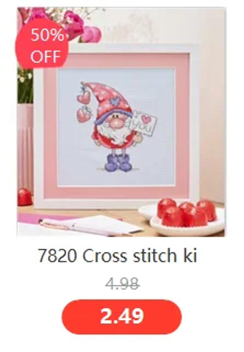 Description Picture 5 of item7347 Cross stitch kits Cross-stitch Christmas homefun All for handiwork cross embroidery kit Craft kit cross stitch sets Diy
