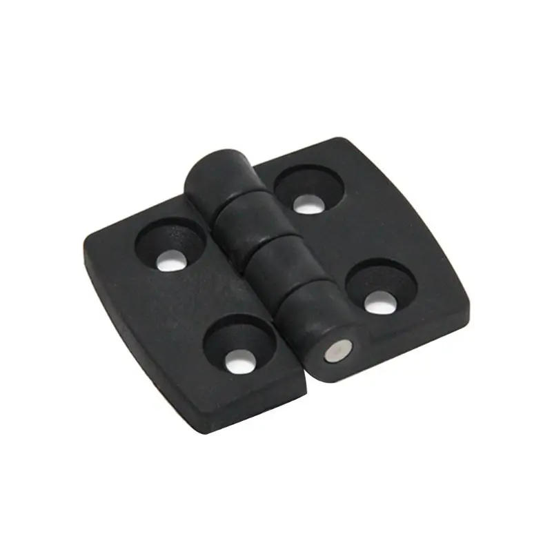 Description Picture 5 of item10x Mini Black Plastic Hinge Acrylic Folding Hinge Light Duty Cabinet Door Hinge