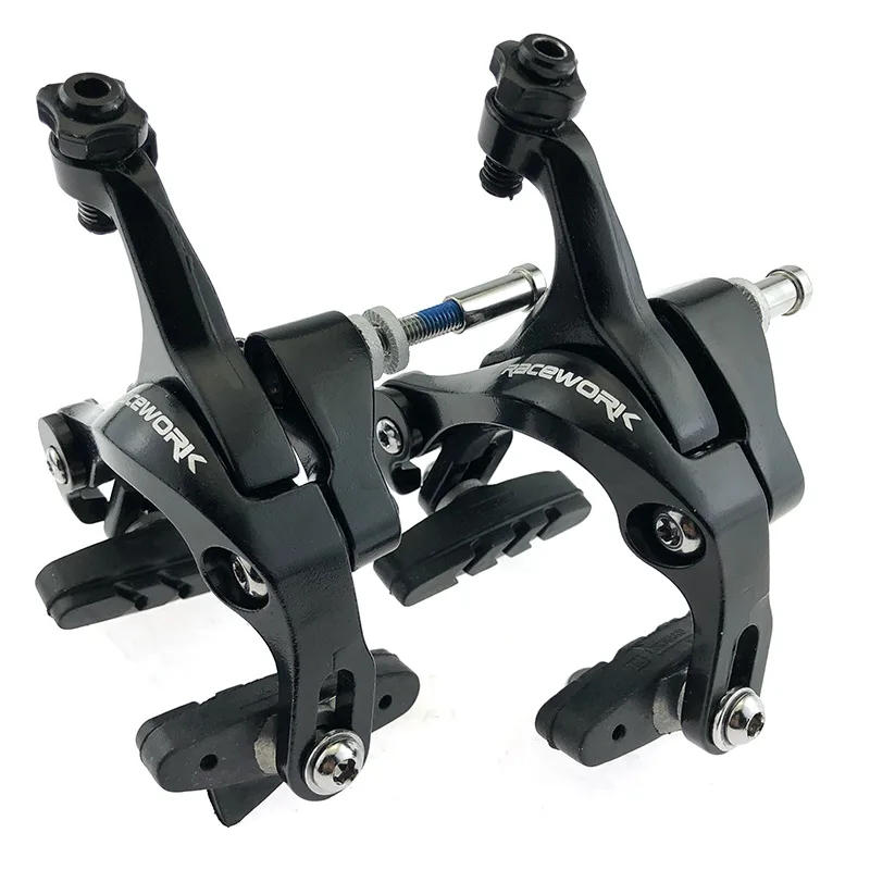 Description Picture 5 of itemRACEWORK Road Bike Dual Pivot Calipers Bicycle C Brake Racing Aluminum Side Pull Rim Caliper Front Rear With Brake Pads