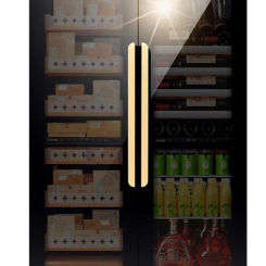 Double door frequency conversion moisturizing high-end cigar cabinet ultra-thin wine cabinet tea refrigerator