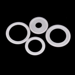 PTFE 0.5" 1.5" 2" - 4" Tri Clamp Sanitary Silicone Sealing Gasket Strip Ring Homebrew For Diopter Ferrule
