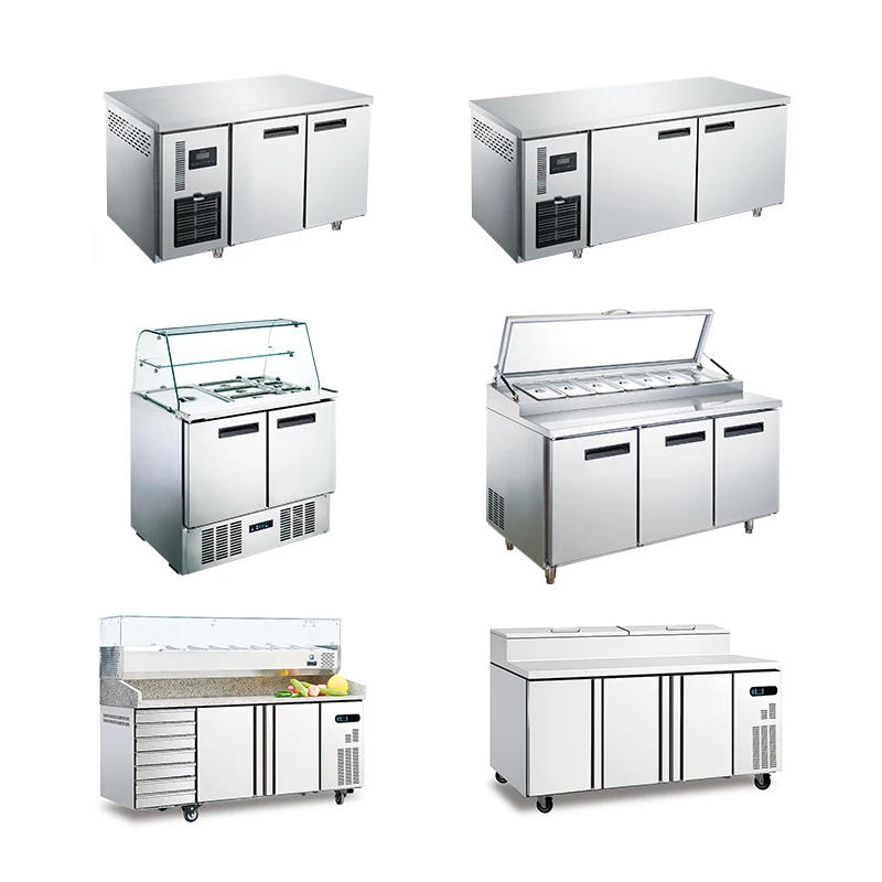 Description Picture 5 of item1500L Commercial stainless steel kitchen refrigerationr double temperature air cooler freezer and chiller commercial fridge