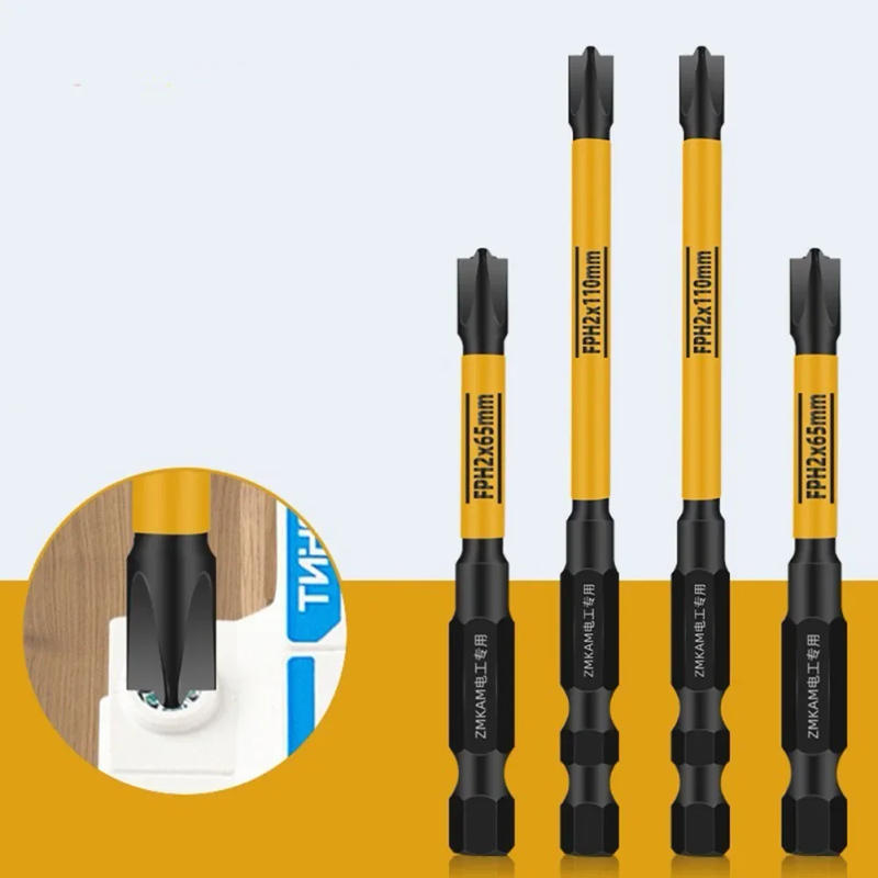 Description Picture 5 of itemFPH2 Electrician Special Screwdriver Bits Magnetic Drill Nut Driver Screw Driver For Circuit Breaker Tools Hand Tools