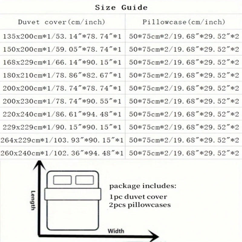 Description Picture 2 of item3pcs  light gray Duvet Cover Set (1*Duvet Cover + 2*Pillowcase, Without Core), Fresh Flower Print Bedding Set, Soft Comfortable