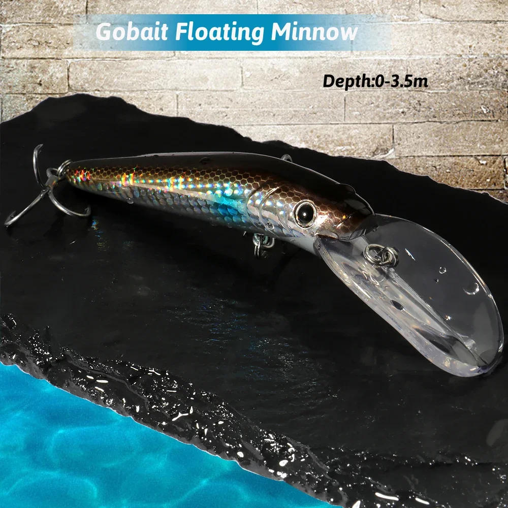 Description Picture 6 of itemFloating Minnow 15g 12.7cm Lure Accoustic Steel Ball Balance System Wobbler Fishhook Pesca Popper Tackle Crankbait Fishing Bait