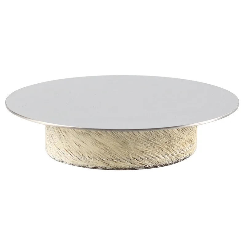 Description Picture 5 of itemStainless Steel Mirror Luxury Storage Trays Creative Round Shallow Desktop Storage Trays Modern Simple Fashional Home Decoration