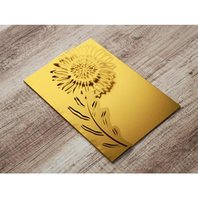 Description Picture 6 of item3D Sunflower Decoration Die Metal Cutting Dies DIY Scrapbook Paper Cards Embossing Craft Die Cut Handmade Craft  New  Dies 2023