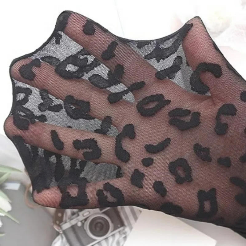 Description Picture 5 of itemLady Sexy Leopard Print Tights Women Retro Jacquard Pantyhose Girls Breathable Translucent Leggings Female Sturdy Silk Stockings