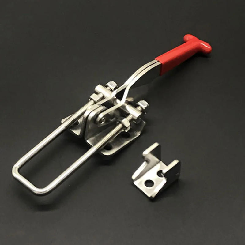 Description Picture 3 of itemToggle Clamp Quick-Release Stainless Steel Clamps Strong Loading Plunger Stroke Locking Lever Fastener Hand Clip Tool for  L