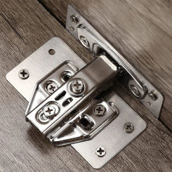 Repair Plate Hinge Door For Cabinet Close Hinges Cupboard Door Fixing Kitchen Stainless Steel Original Damaged