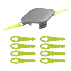 For Ryobi Trimming Head with Plastic Blade RAC155 Plastic Spare Blade Lawn Mower Grass Trimmer Head Cutter Parts